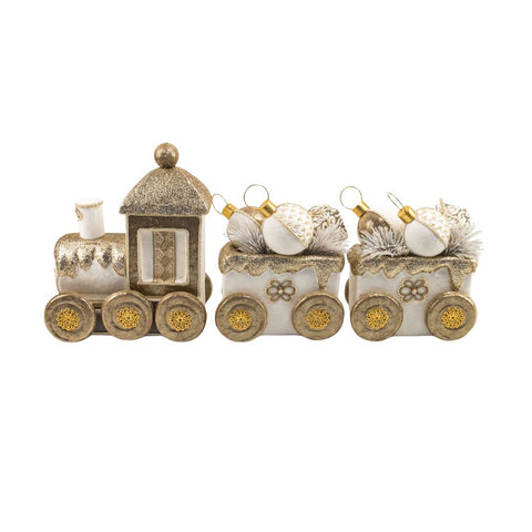 TREN DEKORATIV I BARDHË/GOLD