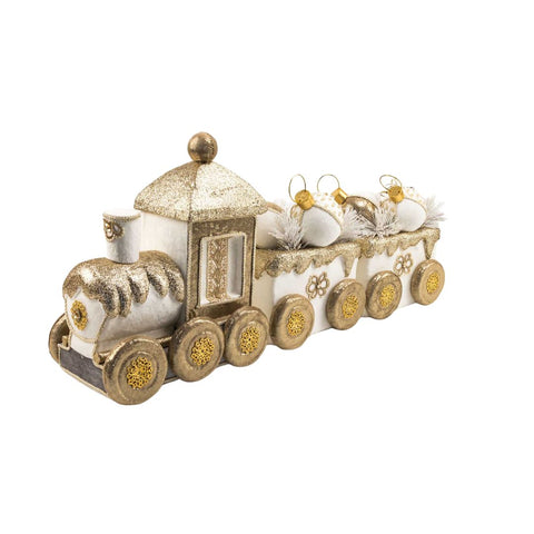TREN DEKORATIV I BARDHË/GOLD