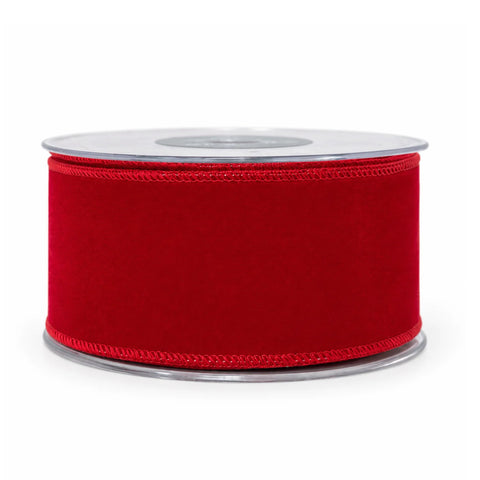 KORDELE E KUQE VELVET 6.7CM X 9M