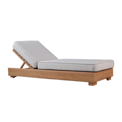 KORA Sunlounger me Teak Wood