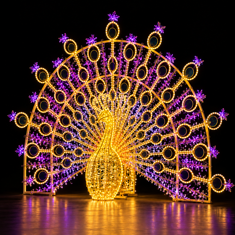 ROYAL PEACOCK 230x366x85CM