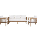 Set QUINSY me Dru Teak Natyral