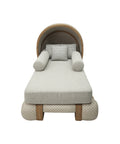 Single Daybed AVELIN me Dru Teak & Litar Poliester