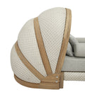 Single Daybed AVELIN me Dru Teak & Litar Poliester