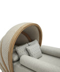 Single Daybed AVELIN me Dru Teak & Litar Poliester