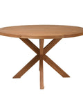 Tavolinë Ngrënie MONTARA me Dru Teak Ø130 cm