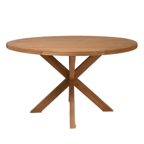 Tavolinë Ngrënie MONTARA me Dru Teak Ø130 cm