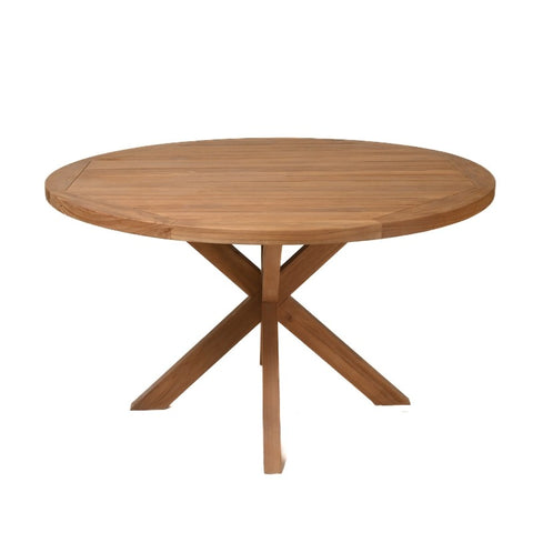 Tavolinë Ngrënie MONTARA me Dru Teak Ø130 cm