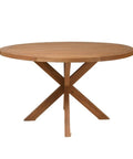 Tavolinë Ngrënie MONTARA me Dru Teak Ø130 cm