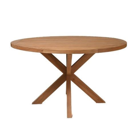 Tavolinë Ngrënie MONTARA me Dru Teak Ø130 cm