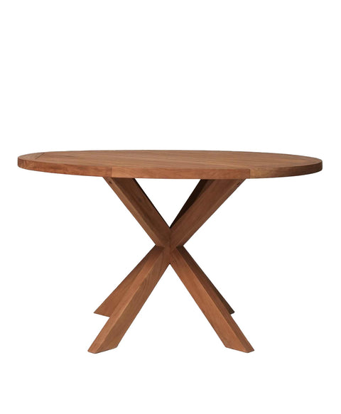 Tavolinë Ngrënie MONTARA me Dru Teak Ø130 cm