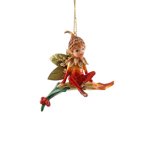 ORNAMENT ELF PREJ POLIRESINE