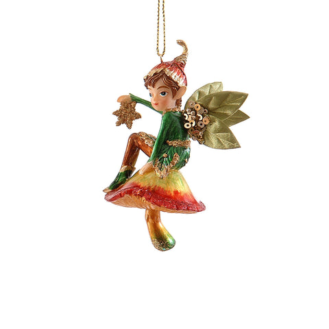ORNAMENT ELF PREJ POLIRESINE