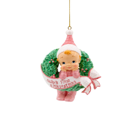 "BABY'S FIRST CHRISTMAS" ORNAMENT