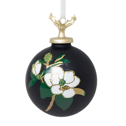 BLACK FLOWERED DRE TOP