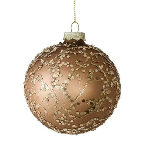 ROSEGOLD GLASS TOP WITH SILVER
