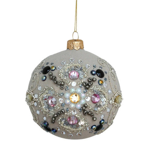 TOP WITH CRYSTALS &amp; BEADS