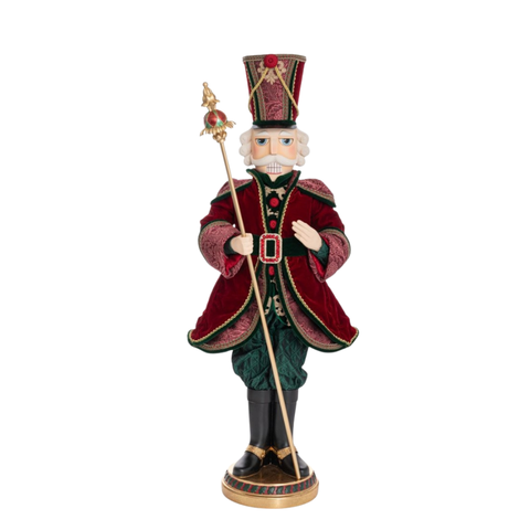 GREEN/RED NUTCRACKER
