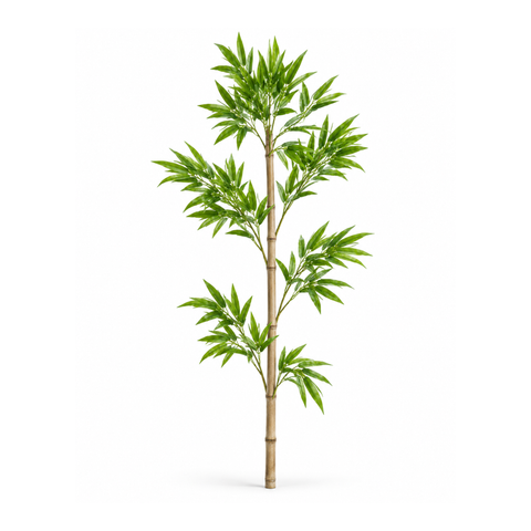 Bamboo Pole with Leaves - MIDO